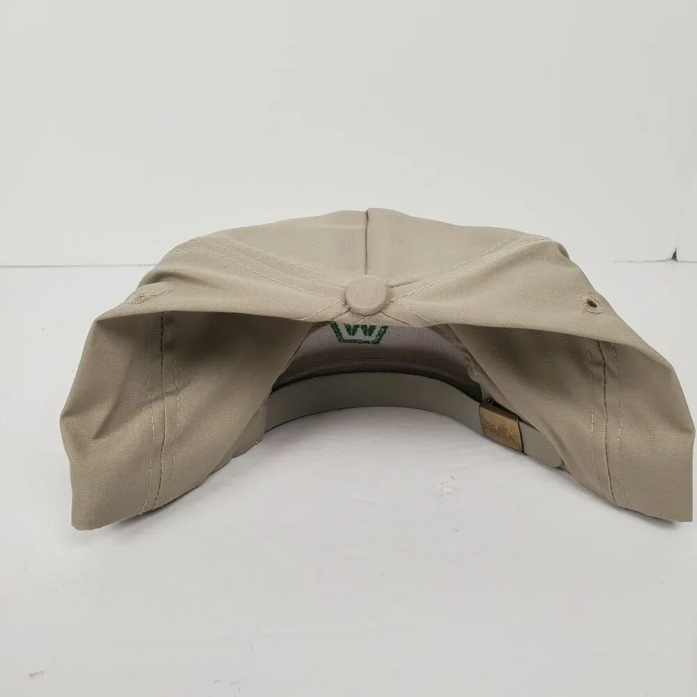 MW Kellogg Rope Hat Strap Back Mens One Size Green Tan Embroidered Advertising